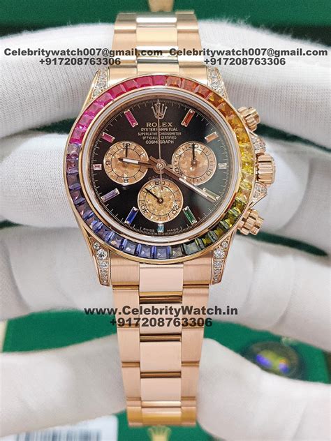 rolex daytona rainbow super clone|rolex daytona knockoff.